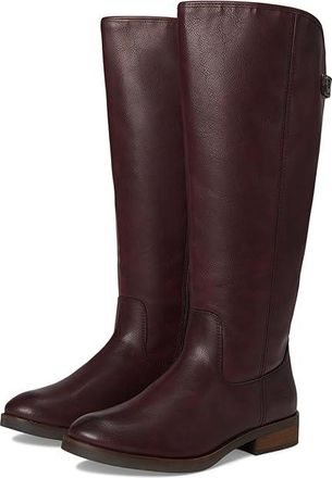 Frye and Co. Kellie Button Tall Wide Calf Womens Boots Mulberry : 7.5 M, Synthetic