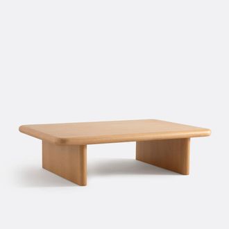 La Redoute Interieurs Salontafel, eikenfineer, Curva