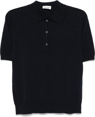 P.A.R.O.S.H. Polo leggera in maglia fine - Blu