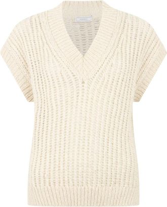 PESERICO Mujer, Jerseys, Blanco, Talla: XS