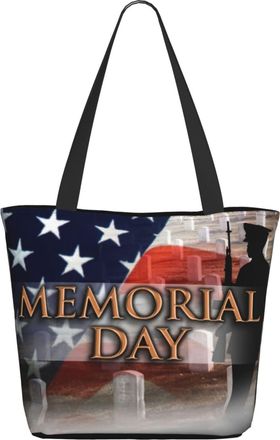 AOOEDM Patriotic Memorial Day Ladies Shopping Bag 13x11x7in.The Perfect ValentineS Day Gift.It Is The Best ValentineS Day Gift For Mom, Daughter, Wife,Etc