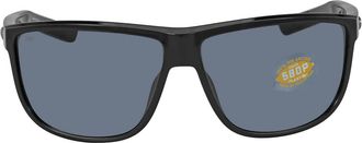 Costa Rincondo Grey Polarized Polycarbonate Mens Sunglasses 6S9010 901003 61