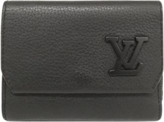 Louis Vuitton Pre-owned Wallets, male, Black, Size: ONE SIZE Pre-owned Tri-fold Wallet