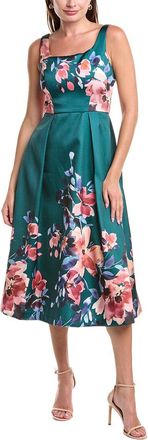 Julia Jordan Pleated Mikado Midi Dress