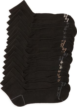 Reebok 8-Pack Assorted Terry Quarter Socks in Black at Nordstrom Rack, Size 10-13