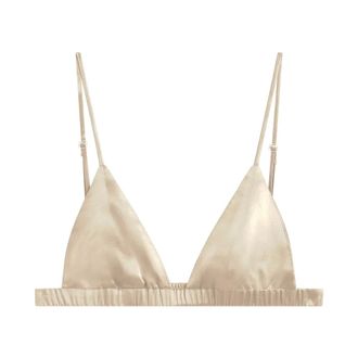 Frankie Shop Dames, Ondergoed, Beige, Maat: XS Satijn