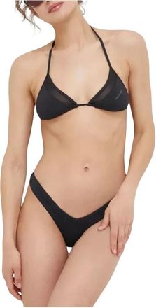 Trussardi Dames Tule Badpak - Dames - Bikinis - Zwart - M - Tule - Badmode