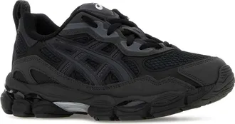 Asics Unisex Black Mesh And Synthetic Leather Gel-Nyc Rgd Sneakers Blackgraphitegrey