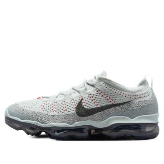 Nike Air VaporMax 2023 Flyknit Light Silver Picante Red Smoke Grey DV1678-013
