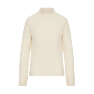 Max Mara Turtleneck Trui - Dames - Coltruien - Beige - M - Wol - Truien & Vesten