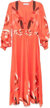 Raquel Diniz Abito lungo Valerie - Rosso