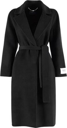 Nenette Vlad Jas - Dames - Jas met riem - Zwart - S - Wol - Jassen
