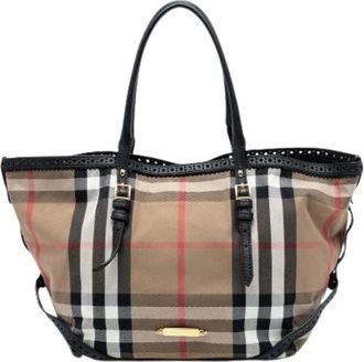 Burberry Pre-owned Tote Bags, female, Brown, Size: ONE SIZE Pre-owned Tote Bag