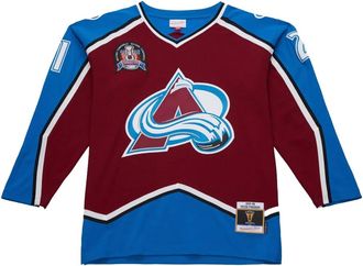 Mitchell & Ness Top 1995/96 Peter Forsberg Colorado Avalanche Power Play Player - Rosso