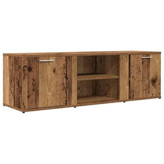 Berkfield Home TV Cabinet Old Wood 120x34x37 cm Engineered Wood in Brown | Size: 120 x 34 x 37 cm
