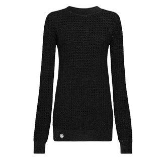 Philipp Plein Dames, Truien, Zwart, Maat: S Viscose