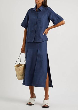 Three Graces Virginia Top In Blue