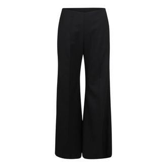 Nina Ricci Dames, Broeken, Zwart, Maat: S Wol