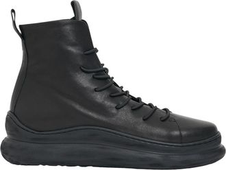 Puro Schoenen, Heren, Zwart, 41 EU, Leer, Size Me Up Enkellaars