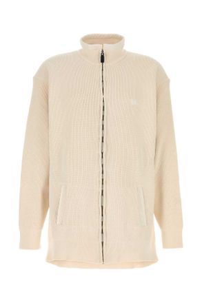 Balenciaga Cream Cotton And Polyester Sweater