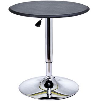 HOMCOM Tavolino Da Bar Rotondo Homcom Girevole E Regolabile In Altezza (67-93cm)