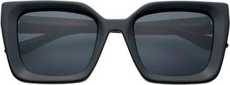 Freyrs Eyewear Coco Square Sunglasses in Black at Nordstrom