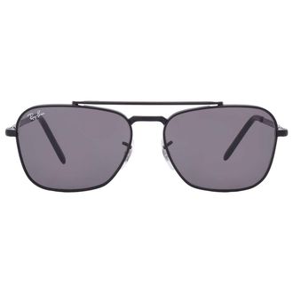 Ray-Ban Ray Ban New Caravan Dark Gray Square Unisex Sunglasses RB3636 002/B1 55