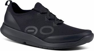Oofos Womens Oomg Sport Lace Slip-On Shoe In Black
