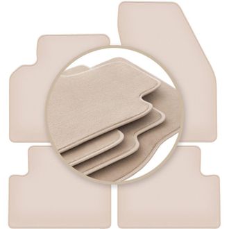 OEM Alfombrillas Premium Beige Para: Volvo S40 Ii Sed&aacute;n 2004-2012