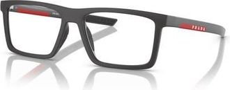Prada 54mm Rectangle optical glasses in Grey at Nordstrom