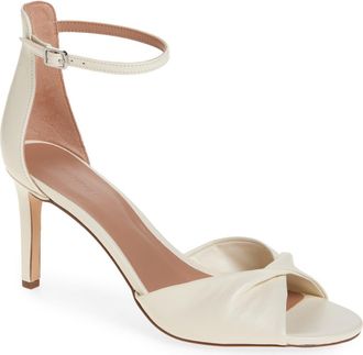Nordstrom Anders Ankle Strap Sandal in Ivory Marble at Nordstrom, Size 12