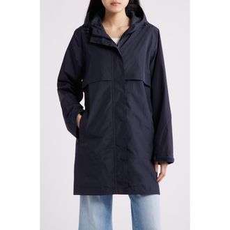 Ilse Jacobsen City Raincoat in Dark Indigo at Nordstrom, Size 14 Us