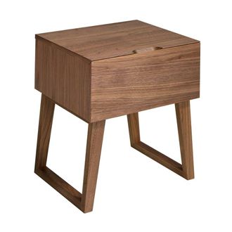 Angel Cerd&aacute; Mesita noche nogal