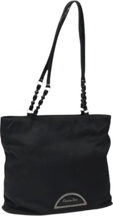 Dior Pre-owned Shoulder Bags, female, Black, Size: ONE SIZE Pre-owned Vintage Tote Bag