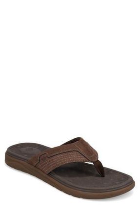 Dockers Cabana Flip Flop in Dark Brown at Nordstrom Rack, Size 11