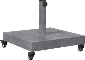 vidaXL Base Para Sombrilla Aspecto De Madera Gris Oscuro Vidaxl