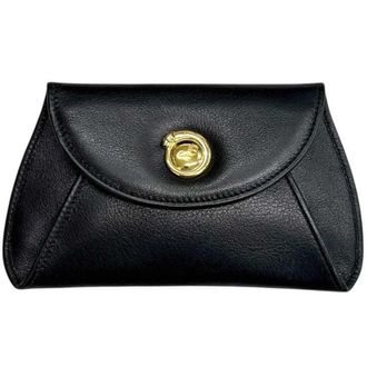 Cartier Panth&egrave;re Black Leather Pouch (Pre-Owned)