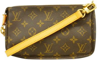 Louis Vuitton Brown Pouch (Pre-Owned)