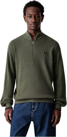 Fred Perry Uomo, Maglie, Verde, L, new