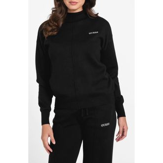 Guess Ursula Funnel Neck Sweater in Black at Nordstrom, Size X-Small