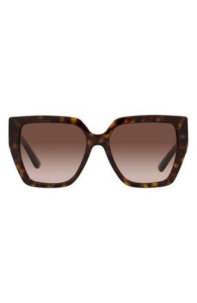 Dolce & Gabbana 55mm Square Sunglasses in Havana at Nordstrom