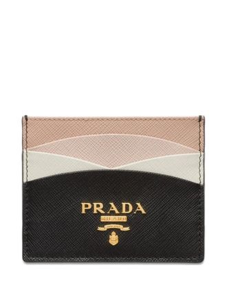 Prada leather card holder - Black