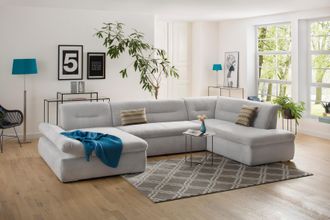 Inosign Wohnlandschaft »Avesa U-Form« Wahlweise mit Armteilverstellung und Bettfunktion, B/T/H: 355/216/80cm