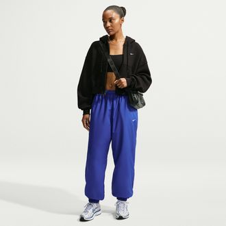 Nike Womens Nike Sportswear Loose Mid-Rise UV Jogger Pants in Blue | IM8163-417