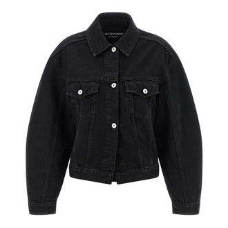 Jacquemus Jackets - female - Jacquemus - Denim Jackets - Black - XS - Jackets