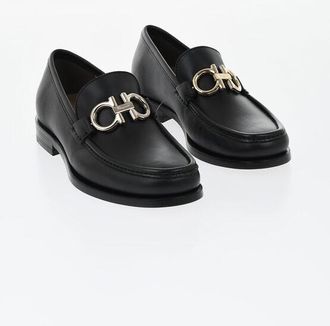 Ferragamo Leather Loafers ROLO with Front Bit size 39