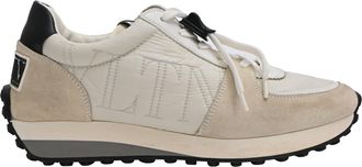 Valentino Garavani VLTN Roller Sneakers in White Nylon