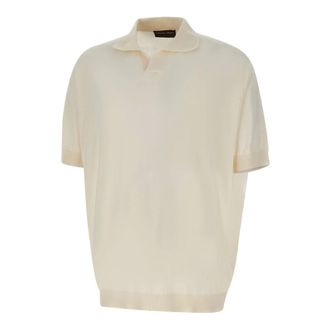 FILIPPO DE LAURENTIIS Skipper Polo - male - Filippo De Laurentiis - Polo Shirts - White - 4XL - Tops