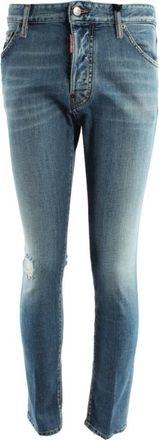 Dsquared2 Cool Guy Jeans - Heren - Slim Fit Jeans - Blauw - 2XL - Katoen - Jeans