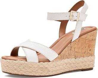 Dune London Kindest Womens Wedge Shoes White : 38.5 (US Womens 8.5) B - Medium, Leather